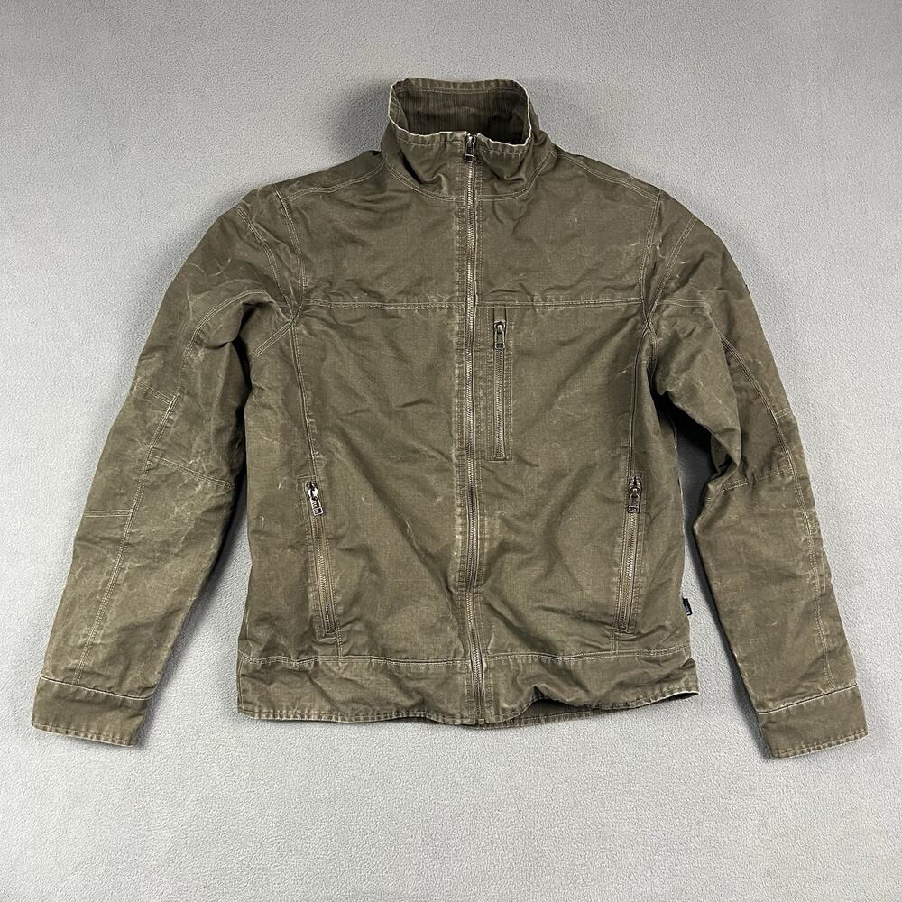 Kuhl Burr Jacket Mens Medium Brown Canvas Full Zip Chore Gorpcore Workwear